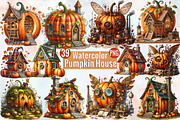 Fairy Pumpkin House Fantasy Sublima, an Illustration by SVGArt (Thumbnail 1 of 8)