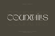 Counthills Contemporary Display Font, a Font by Namara Creative Studio (Thumbnail 11 of 11)