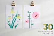 Gradient Flowers: posters, elements, an Object Graphic by Lena Nikolaeva (Thumbnail 3 of 17)