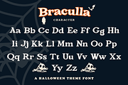 Braculla - A Halloween Serif, a Serif Font by Pandeka Studio (Thumbnail 7 of 9)