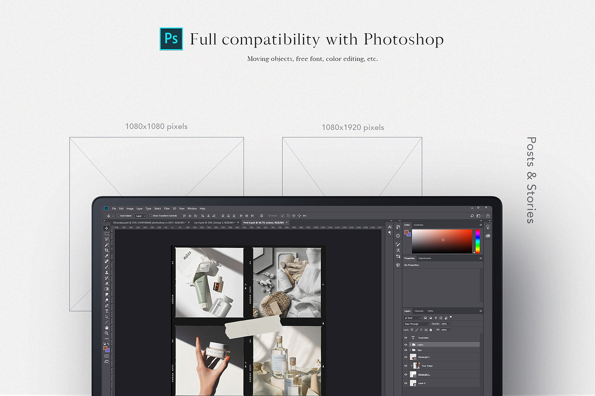 CANVA & PS / Verbena Social Media, a Social Media Template by Simple có (Photo 4 of 9)