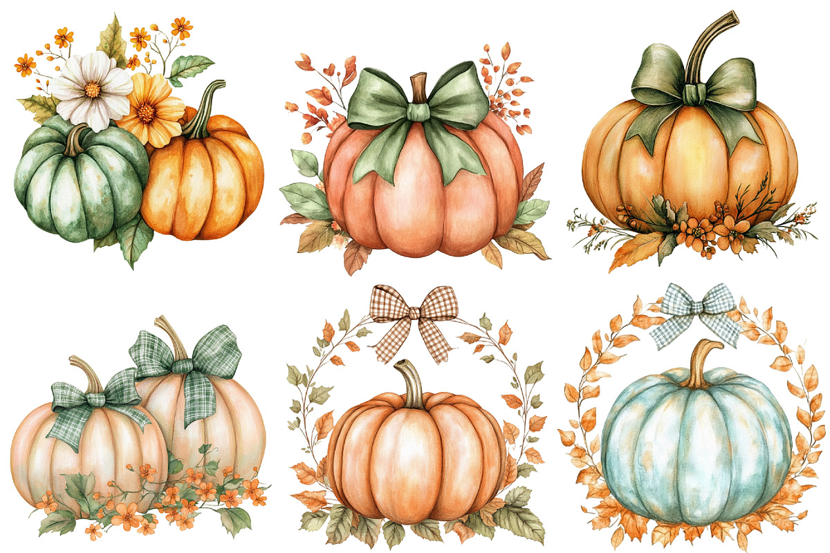 Magical Autumn Boho Pumpkin, an Illustration by CitraGraphics (Photo 4 of 5)