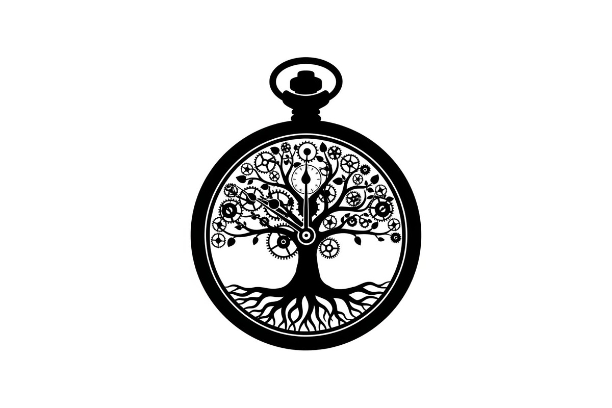 Steampunk Tree of Life Symbol Bundle, an Illustration by yasushie (Photo 15 of 31)