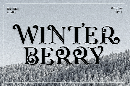 CF Winterberry - Christmas Serif, a Serif Font by Indotype Foundry
