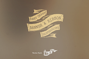 Banner and Ribbon Vectors, an Illustration by lups design (Thumbnail 1 of 4)