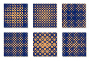 Halftone geometric seamless patterns, a Pattern Graphic by ExpressShop (Thumbnail 1 of 4)
