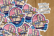Ripped Sticker Mockup, a Product Mockup by mockstar (Thumbnail 4 of 7)