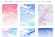 Sky Background, clouds, sunset, a Texture Illustration by swiejko (Thumbnail 2 of 4)