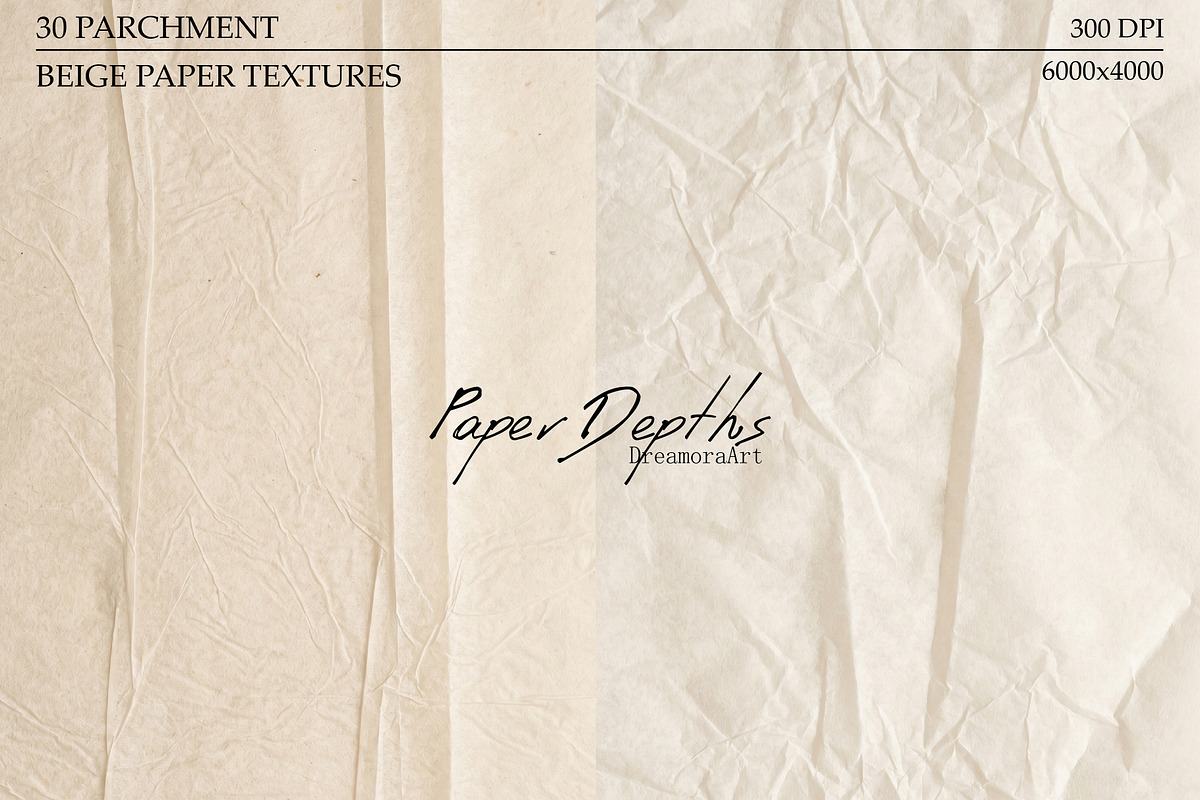 30 Beige Parchment Paper Textures, a Texture Graphic by DreamoraArt (Photo 8 of 14)