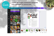 Canva Salad Recipes Cookbook Templat, a Magazine Template by DeLaGranSiete (Thumbnail 11 of 11)