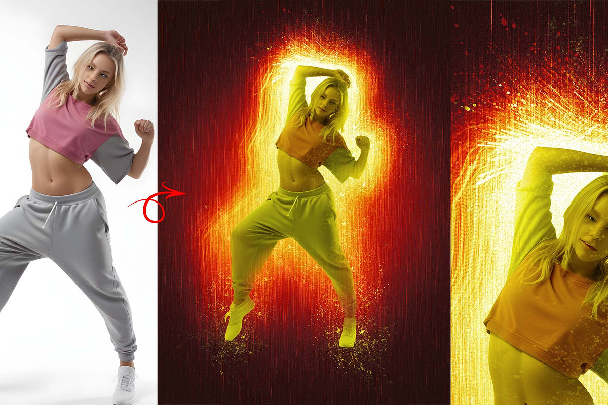 Futuristic Light Burst Action, an Action Add-On by MRI STUDIO (Photo 6 of 12)