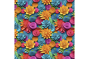 3D Seamless Floral Backgrounds, a Plants & Tree 3D Model by RobinElkthunder (Thumbnail 7 of 10)