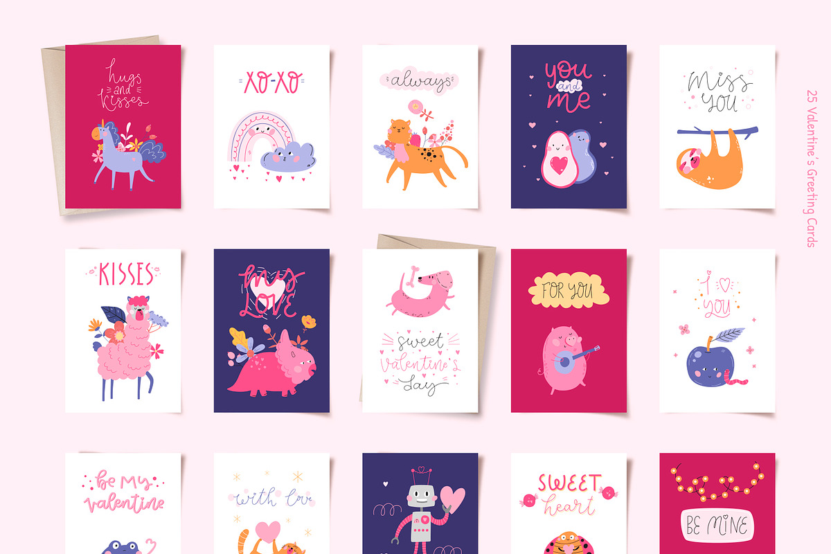 Valentine's Day Clipart, Lettering, an Illustration by Mariart_i (Photo 7 of 11)