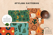 Wild West modern design set, an Animal Illustration by Beauty Drops (Thumbnail 5 of 10)