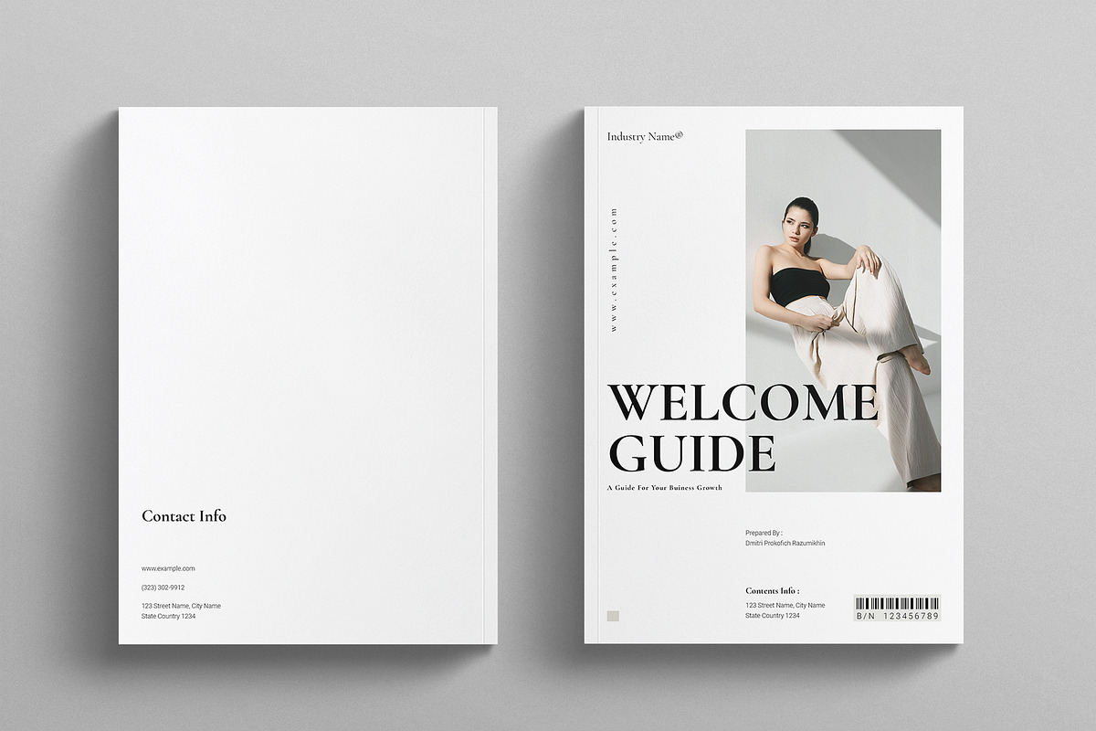 Welcome Guide Template, a Magazine Template by E-Type