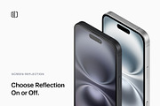 iPhone 16 - 24 Mockups Scenes, an iPhone Mockup by Asylab (Thumbnail 9 of 58)