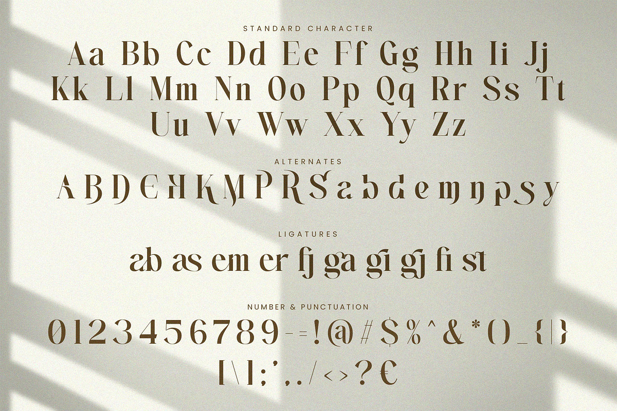Herista - Aesthetic Serif Font, a Serif Font by Jimoji (Photo 7 of 7)