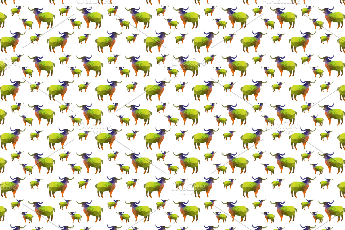 Goat Patterns (New Year 2015 symbol) preview 5