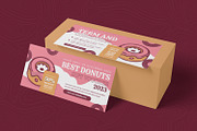 Donuts Pinkie Gift Voucher, a Print Template by Esensifiksi.studio (Thumbnail 2 of 2)