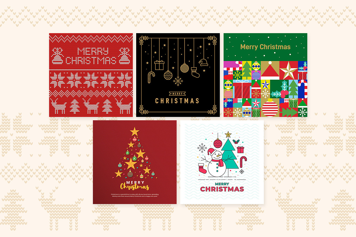 Christmas Greeting Card, a Social Media Template by muhisya (Photo 6 of 8)