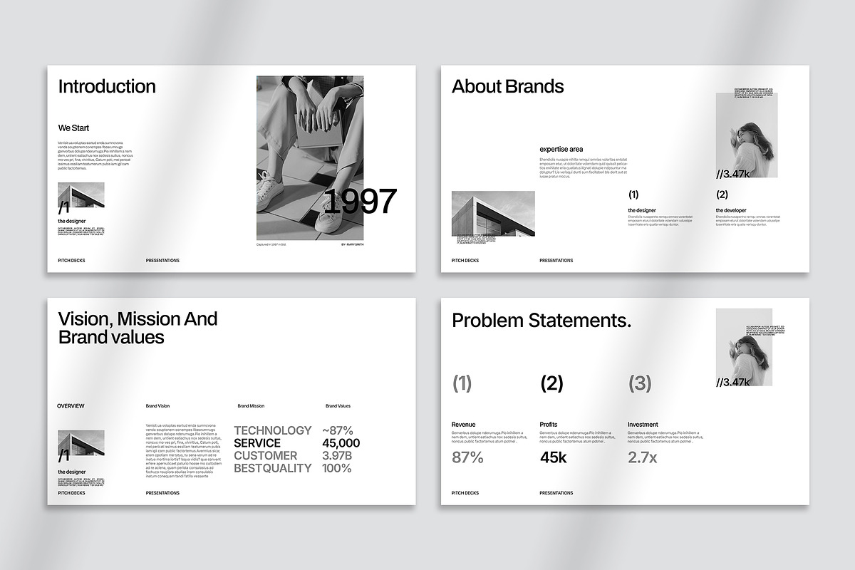 Business Pitch Deck Presentation, a Presentation Template by Oriofix (Photo 7 of 12)