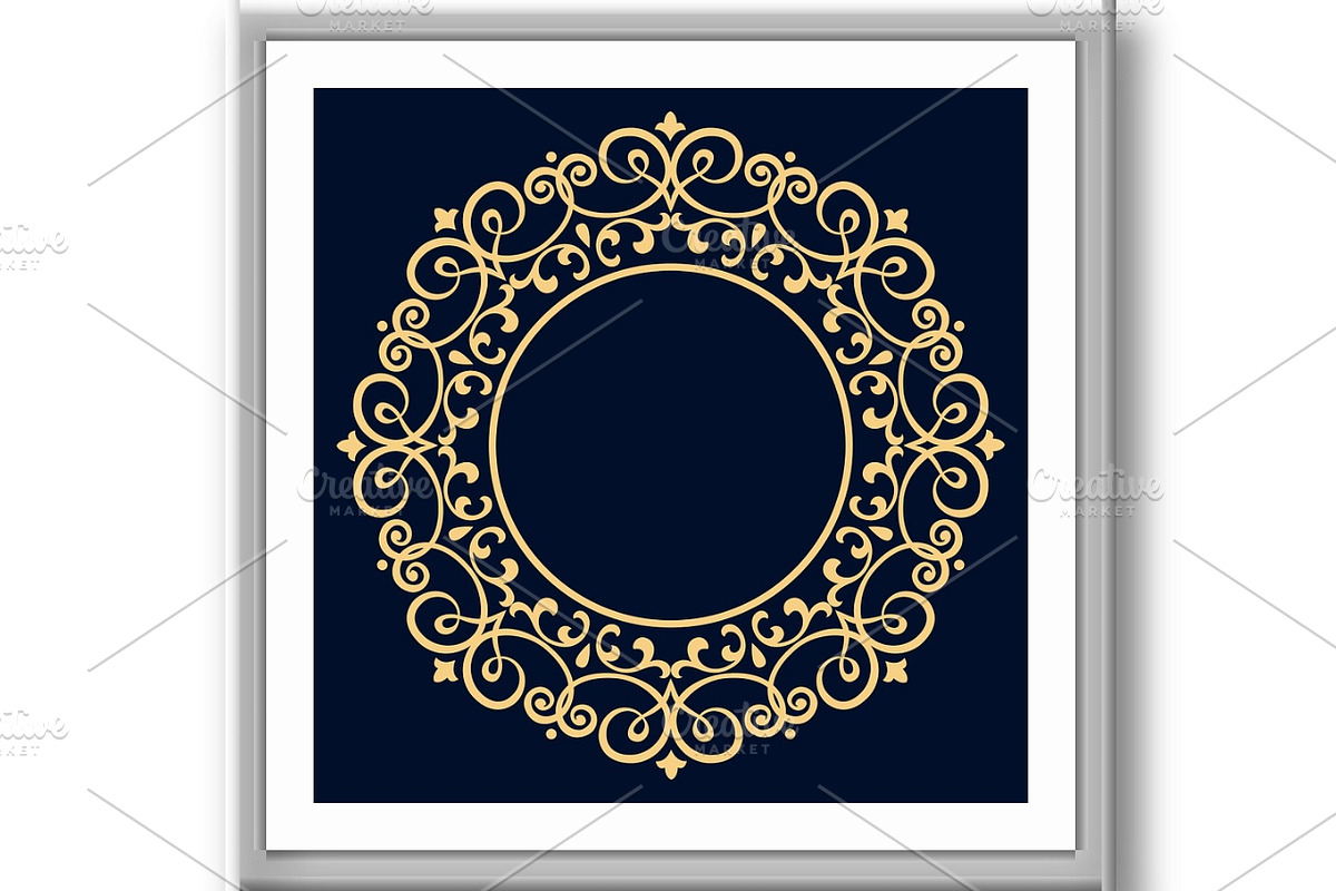 Decorative frame Elegant vector, a Decorative Illustration by RODINA (Photo 3 of 3)
