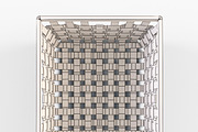 Wicker Basket Ikea Knarra 1 White, an Object 3D Model by Markelos (Thumbnail 9 of 10)