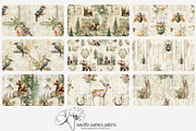 70 vintage woodlands repeat pattern, a Pattern Graphic by Poppy Lane Studio (Thumbnail 5 of 10)