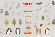 Christmas art, lettering collection, an Animal Illustration by Mariart_i (Thumbnail 4 of 9)