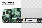 Semi Truck Mockup 3, an Advertising Mockup by Mockupix (Thumbnail 3 of 10)