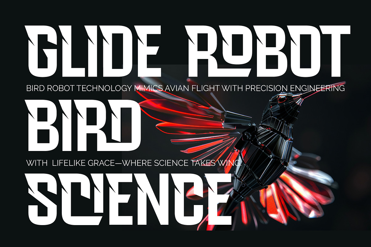 Chiteror Futuristic Display Font, a Sans Serif Font by timelesstype.co (Photo 13 of 20)