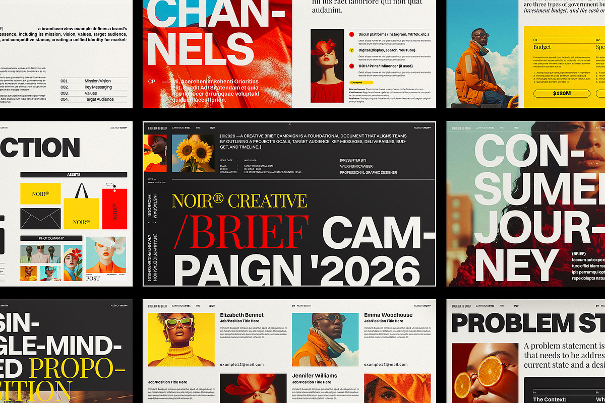 Creative Brief Campaign Template, a Presentation Template by ArtisanaAura (Photo 3 of 9)