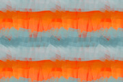 Faded bright orange watercolor, a Pattern Graphic by Nocito Design (Thumbnail 2 of 4)