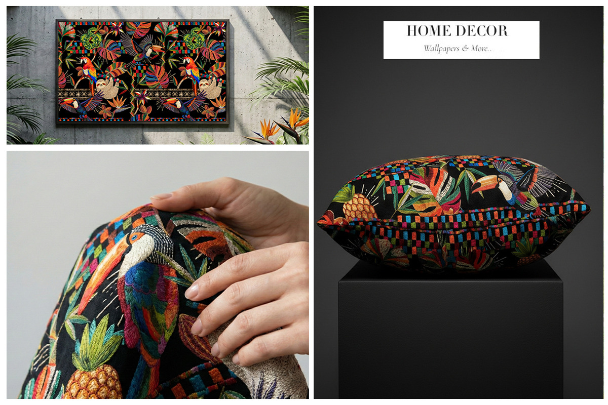 Tropical Paradise – 2026 Embroidery, a Pattern Graphic by Luiz da Rolt Grathwohl (Photo 8 of 11)