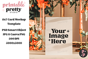 Boho Sunset Wedding Card Mockup PSD, a Product Mockup by Printable Pretty Studio (Thumbnail 7 of 8)