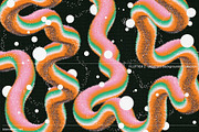 Flutter 2 - Feather Boa Backgrounds, a Background Graphic by kloroform (Thumbnail 8 of 25)