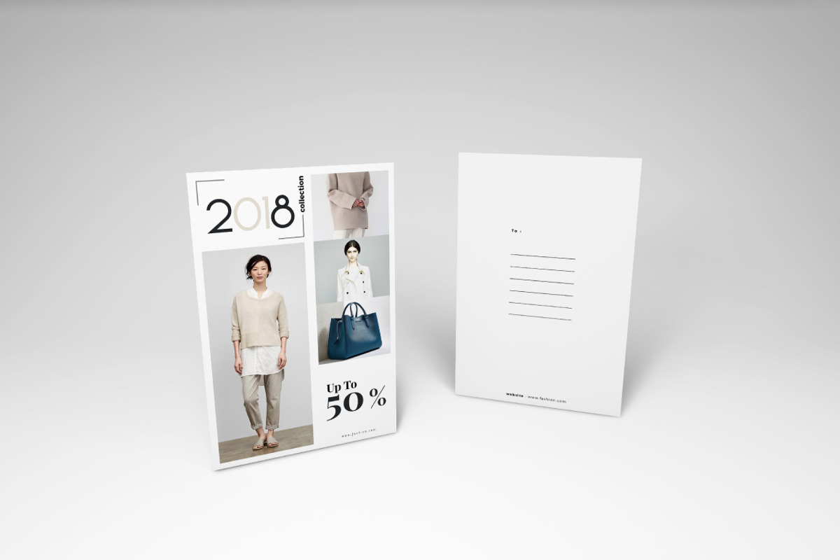Fashion Postcard, a Card Template by Ahsanjaya (Photo 6 of 7)