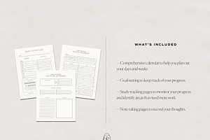 Student Planner Canva Template