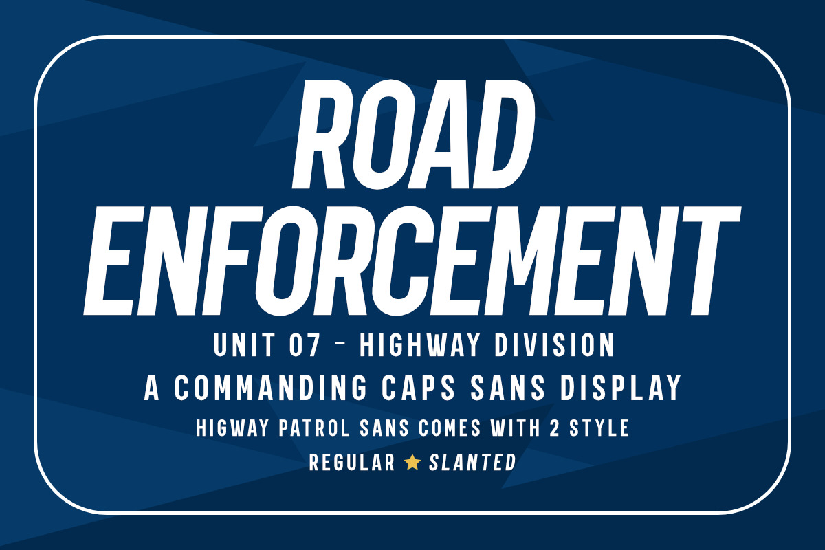 Highway Patrol - Font Duo, a Script Font by Rillatype (Photo 7 of 9)