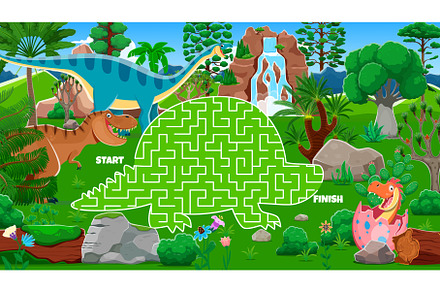 Kids labyrinth maze game
