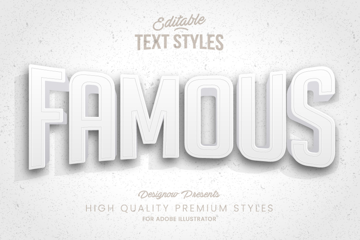 Cinematic White Text Style, a Layer Style Add-On by Designow Group