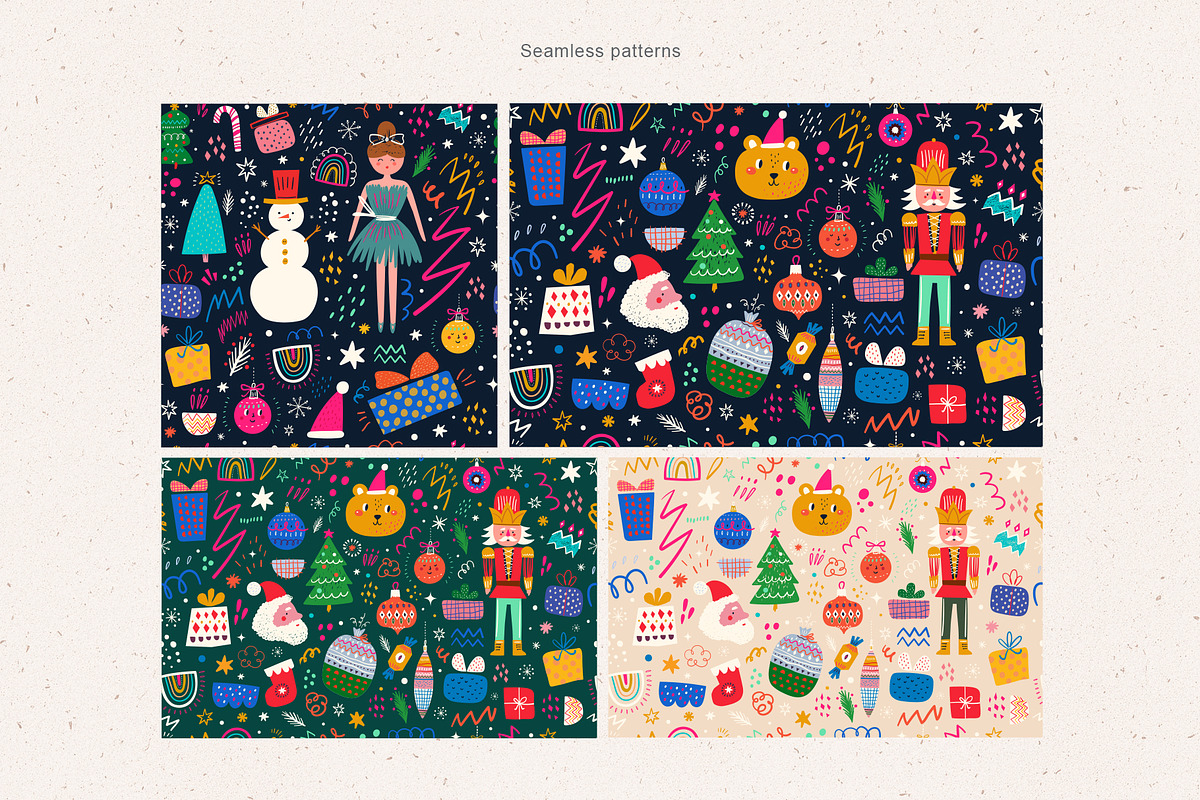 Cristmas holiday set, a Seasonal Illustration by MoleskoStudio (Photo 13 of 18)