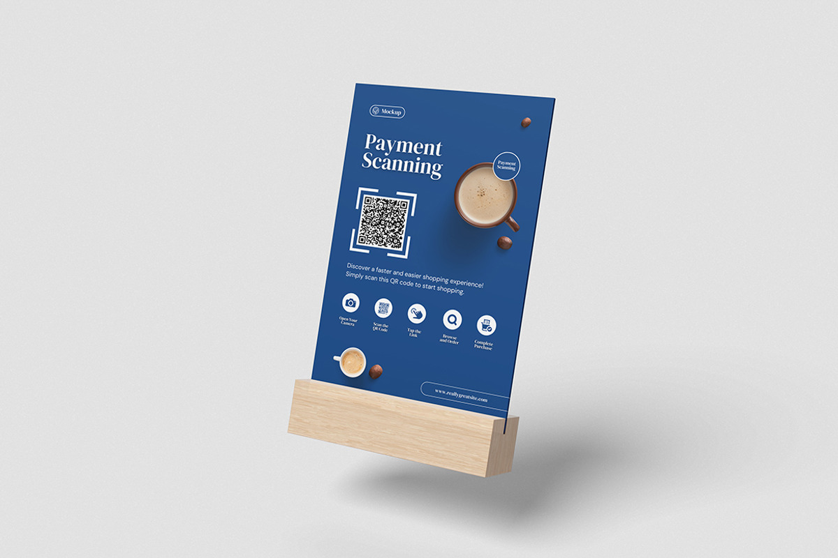 Payment Scanning Mockup, an Advertising Mockup by swsi-studio (Photo 4 of 5)