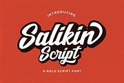 Salikin Script, a Script Font by trustha (Thumbnail 2 of 6)
