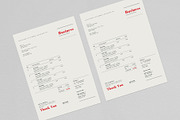 Invoice Template, a Stationery Template by Guuver (Thumbnail 3 of 5)