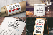 80 Modern Vintage Logos vol 3, a Branding & Logo Template by DISTRICT 62 STUDIO (Thumbnail 10 of 15)