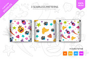 Funny doodle with monsters, an Animal Illustration by KENO Mascots (Thumbnail 3 of 7)