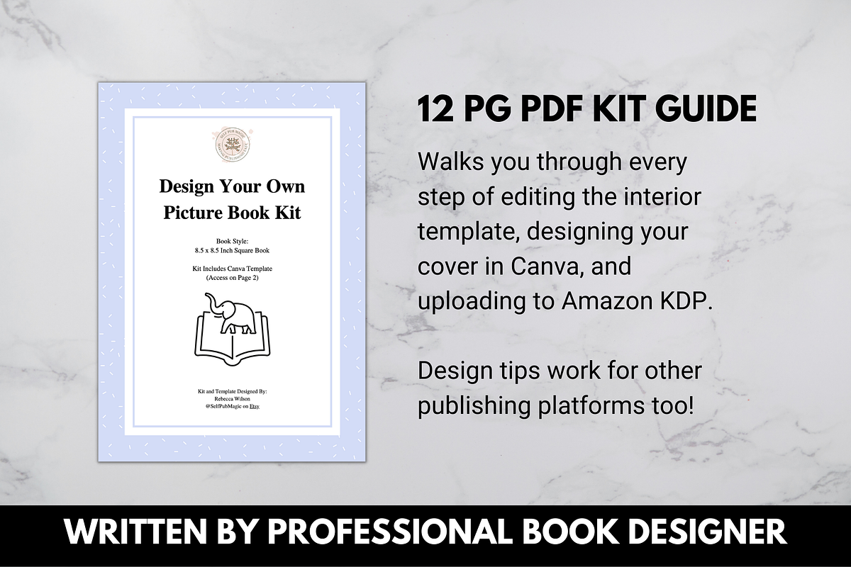 Picture Book Template Kit for Canva, a Magazine Template by Self Publishing Magic (Photo 2 of 5)