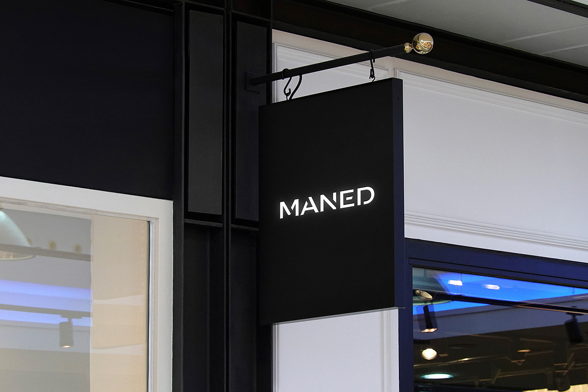 Logo Mockup Hanging Rectangle Sign, a Product Mockup by Asylab (Photo 2 of 5)