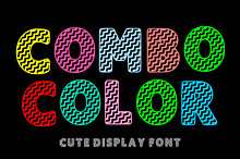 Combo Color – Cute Colorful Font